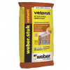Штукатурка цементная Weber Vetonit stuk cement серый 25кг фотография Штукатурка цементная Weber Vetonit stuk cement серый 25кг фото