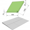 ���������� ����������� ����������� XPS Carbon prof 250 ����������� Slope -3,4% S/2 ������� J - 1200*600*(10-30)�� 14.40000�2 0.288000�3 ����