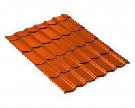 Металлочерепица Монтеррей Супер 0.5±0.08мм Полиэстер Россия RAL 2010 (оранжевый) Щелково фотография Металлочерепица Монтеррей Супер 0.5±0.08мм Полиэстер Россия RAL 2010 (оранжевый) Щелково фото