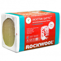 Утеплитель Rockwool Акустик Баттс - 1000*600*50мм 6.00000м2 0.300000м3 фотография Утеплитель Rockwool Акустик Баттс - 1000*600*50мм 6.00000м2 0.300000м3 фото