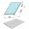 ���������� ����������� ����������� XPS Carbon prof 250 ����������� Slope -8,3% S/2 ������� M - 1200*600*(10-60)�� 8.64000�2 0.302400�3 ����