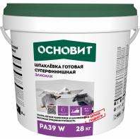Шпаклевка гипсовая Основит Элисилк PA39 W суперфинишная белый 28кг фотография Шпаклевка гипсовая Основит Элисилк PA39 W суперфинишная белый 28кг фото