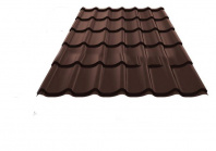 Металлочерепица Kamea 0.5мм GreenCoat Pural BT matt Финляндия RR 32 (коричневый) Grand Line "Optima" фотография Металлочерепица Kamea 0.5мм GreenCoat Pural BT matt Финляндия RR 32 (коричневый) Grand Line "Optima" фото