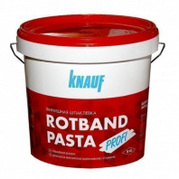 Шпаклевка полимерная Knauf Ротбанд-паста Профи белый/серый 18кг фотография Шпаклевка полимерная Knauf Ротбанд-паста Профи белый/серый 18кг фото