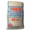 Штукатурка цементная Bergauf Praktik для внутренних работ, серый 30кг фотография Штукатурка цементная Bergauf Praktik для внутренних работ, серый 30кг фото